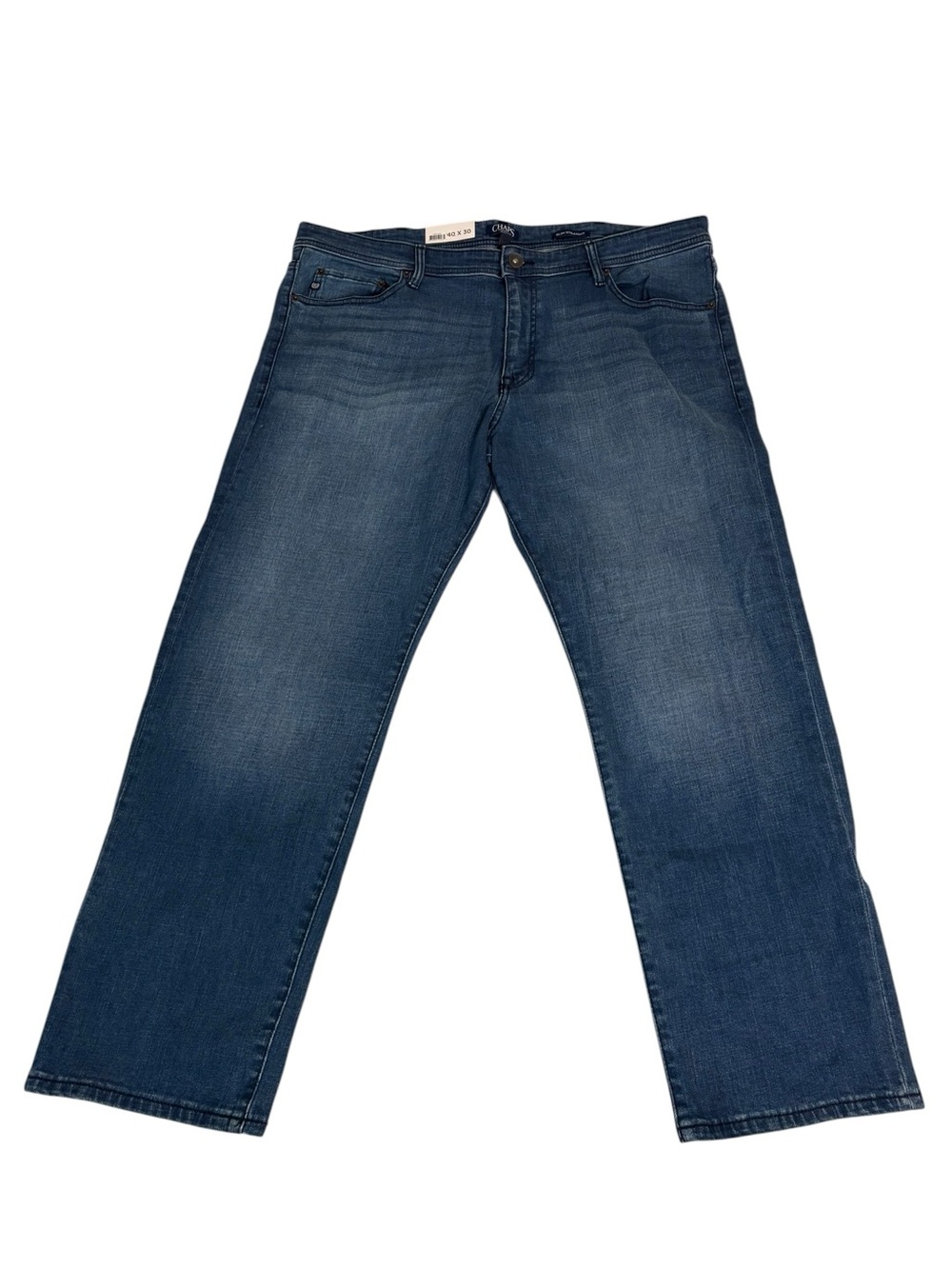 Chaps Men’s Slim Straight Denim Blue Jeans 40x30 NWT